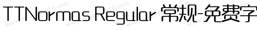 TTNormas Regular 常规字体转换